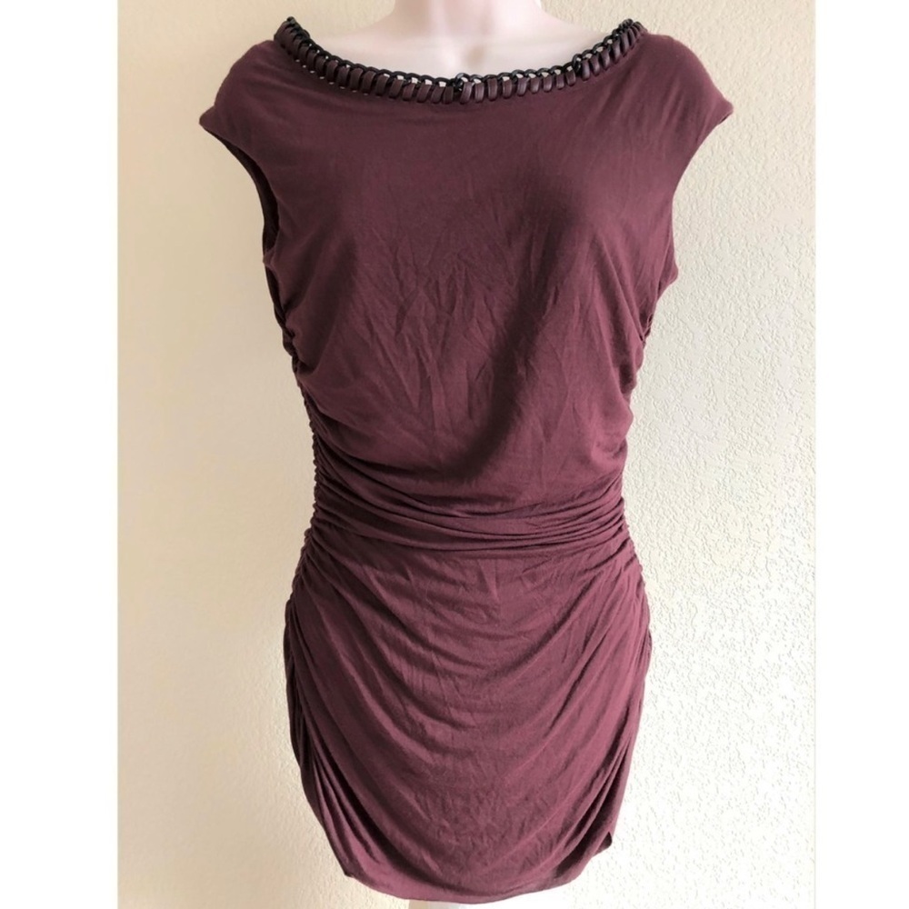BAILEY44 medium burgundy chain top - Picture 5 of 9